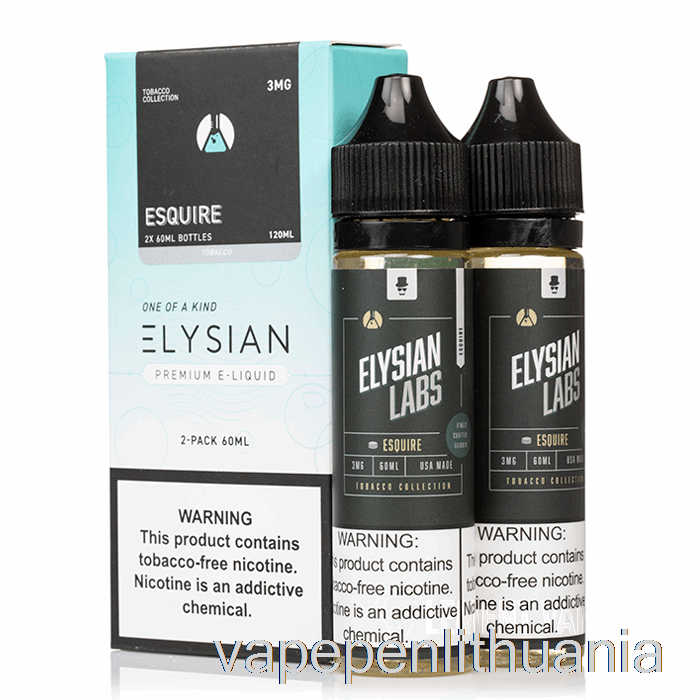 Esquire - Elysian Labs - 120ml 3mg Vape Skystis